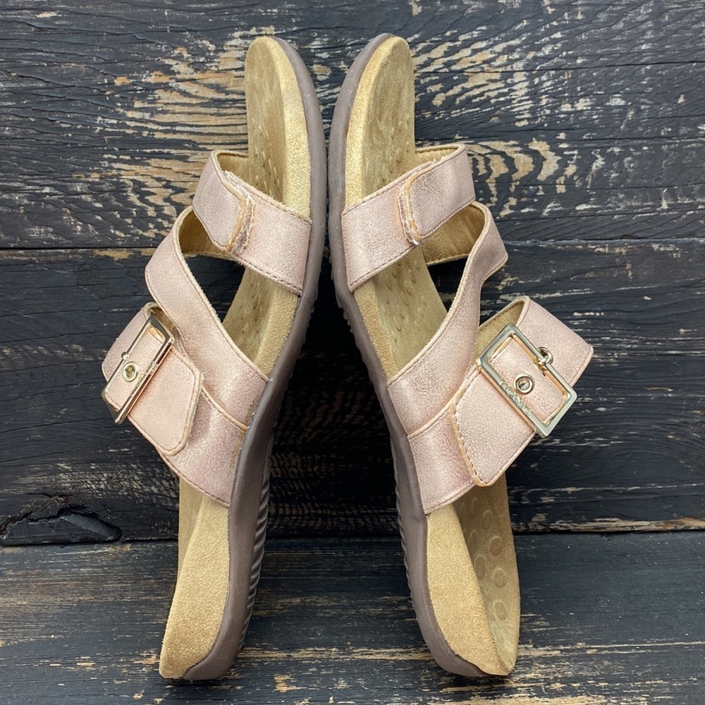 Vionic Skyler Adjustable Slide Sandals Size 9 - image 3